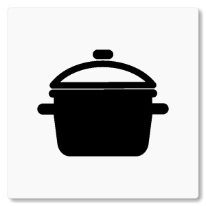 Kuchyň, 80x80mm, bílá, Nevada